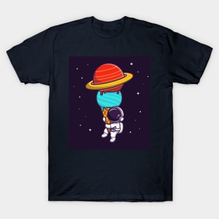 Space Ice Cream Cone T-Shirt